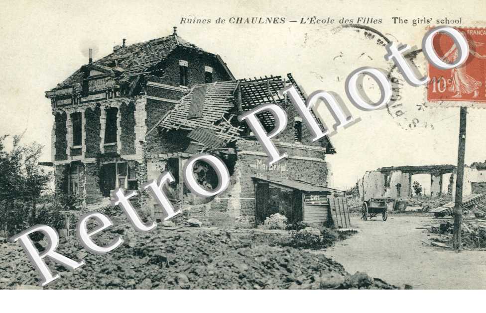 ruines de chaulnes, l'ecole de filles