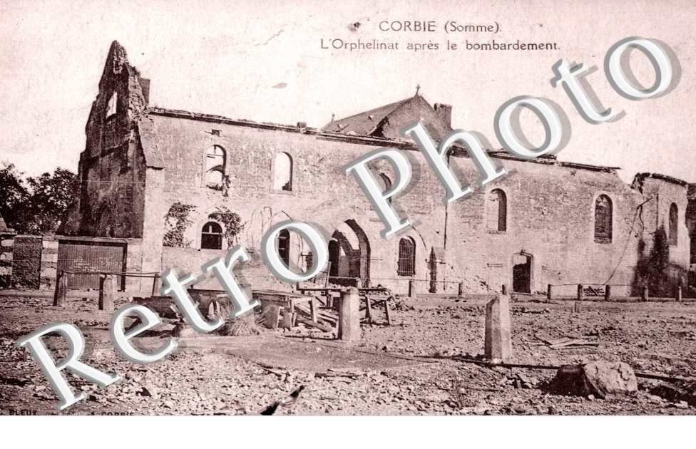 L'Orphelinat apres le bombardement