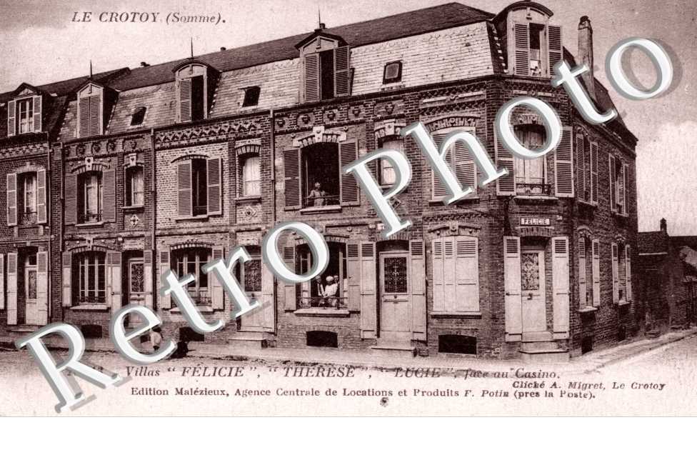 Villas Félicies, Thérèse, Lucie face au Casino