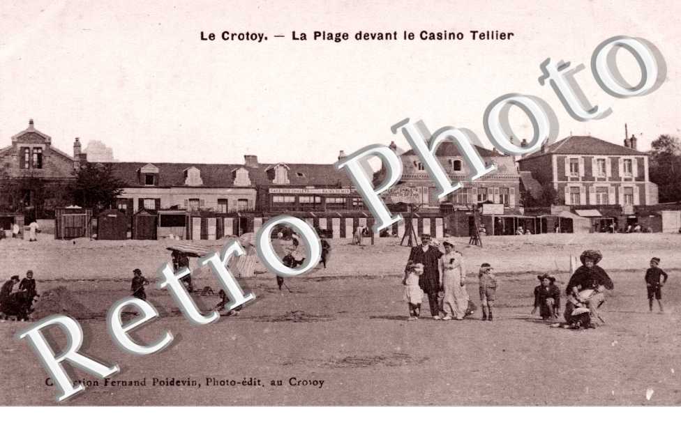 La Plage devant le Casino Tellier