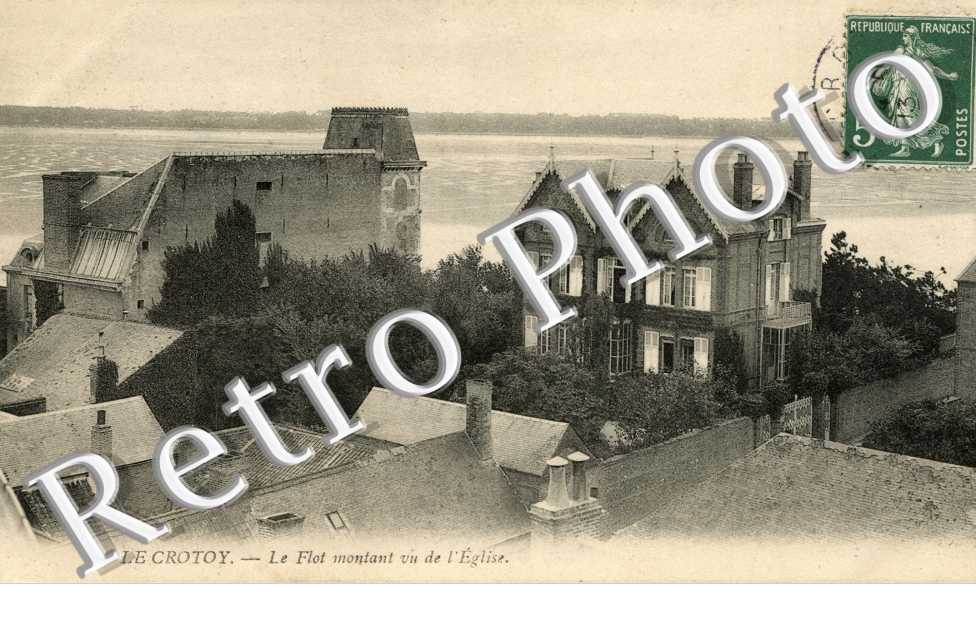 le flot montant vu de l'eglise