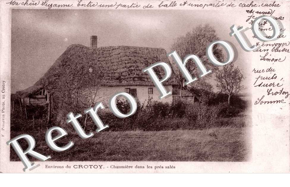 Chaumière dans les prés salés en 1903