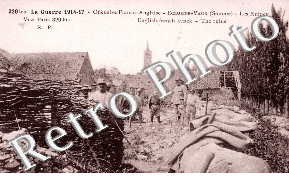 les Ruines, Offensive Franco-Anglaise