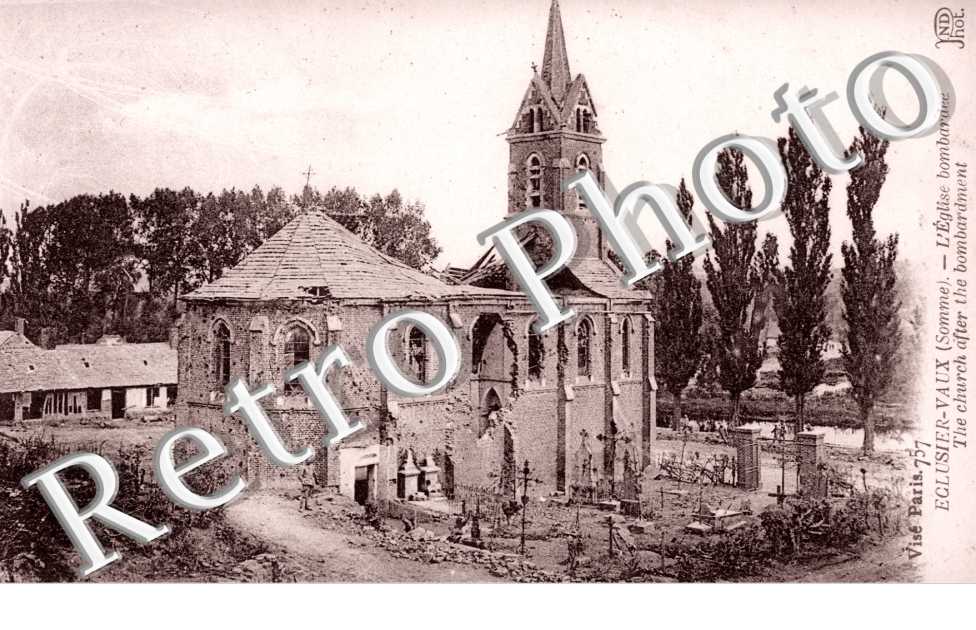 l&#039;Eglise bombardee