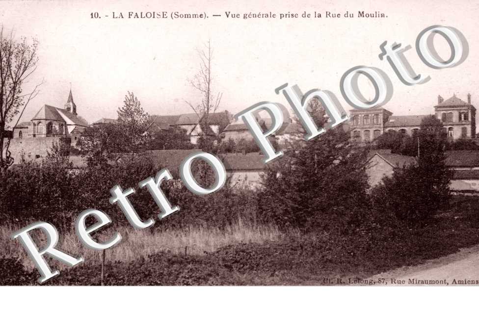 Vue generale prise de la Rue du Moulin