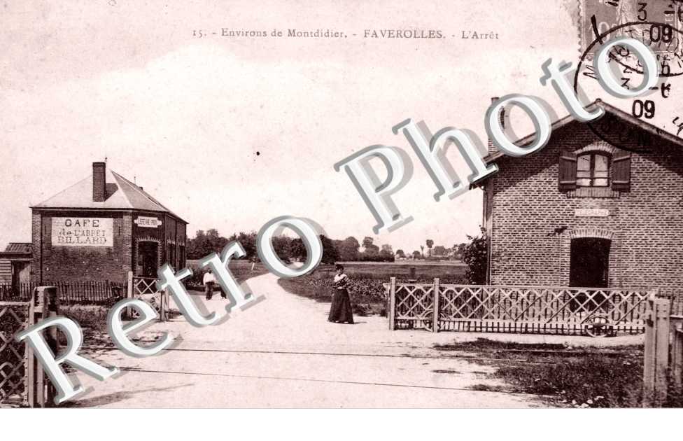environs de Montdidier, Faverolles, l&#039;arret