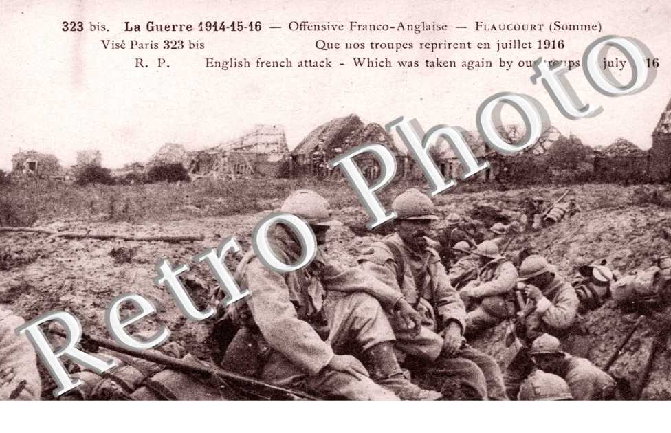 Offensive franco-anglaise dans les tranchees