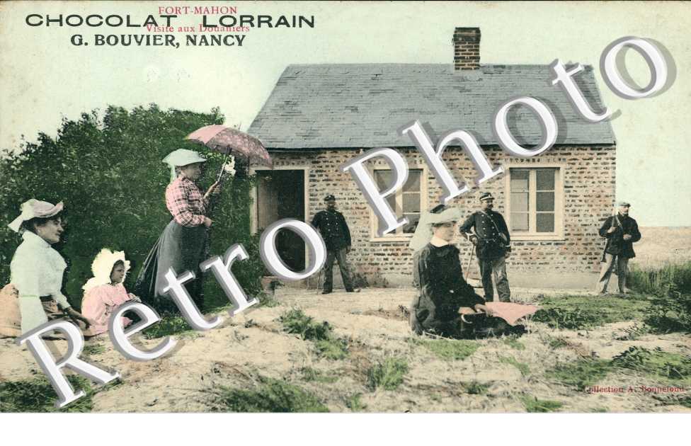 visite aux douanires, chocolat lorrain G.Bouvier, Nancy