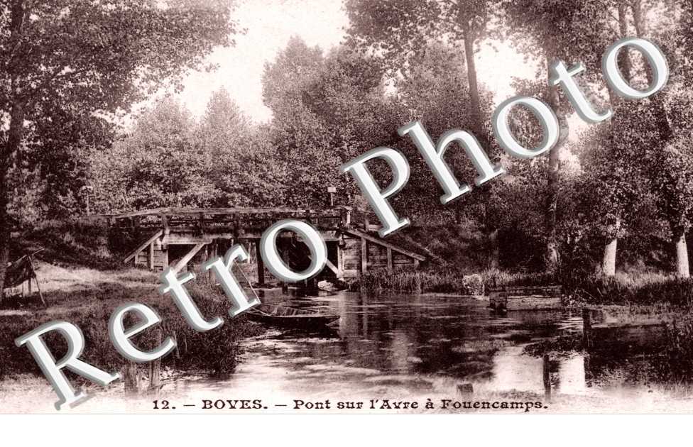 Pont sur l&#039;Avre a Fouencamps, Boves