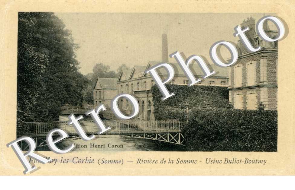 la Riviere de la Somme, l&#039;Usine Bullot-Boutmy, Fouilloy-les-Corbie