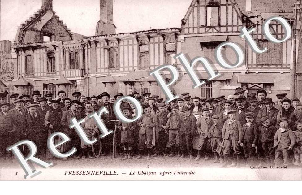 Le chateau apres l&#039;incendie