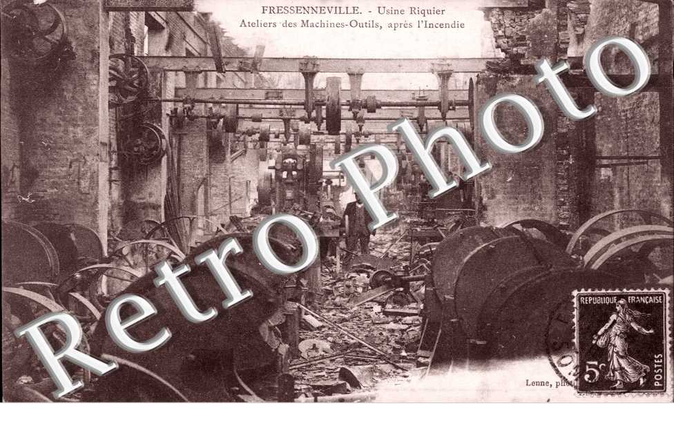 l&#039;Usine Riquier, les Ateliers des Machines-Outils apres l&#039;Incendie
