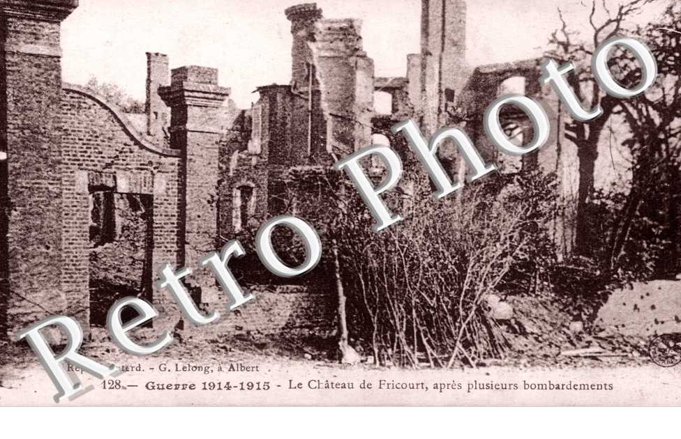 Le Chateau après le Bombardement
