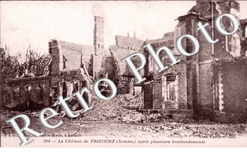 Le Château après le Bombardement