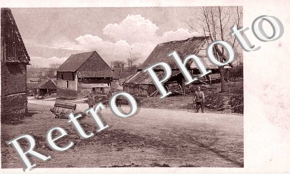 (le village detruit)