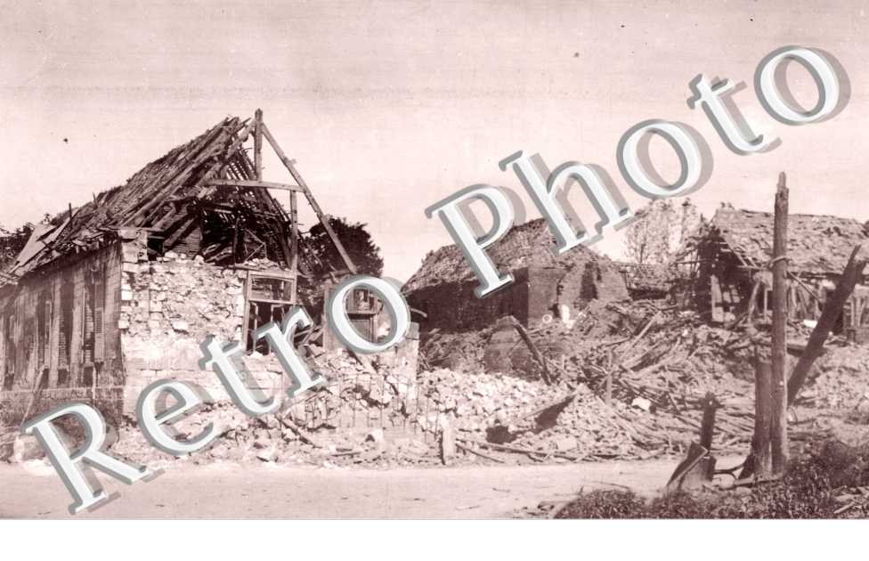 (le village detruit)