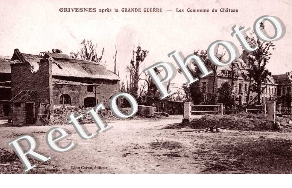 Les Communs du Chateau apres la Guerre