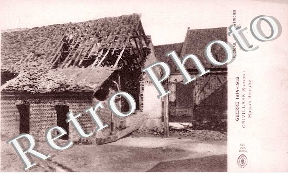 Maison detruite