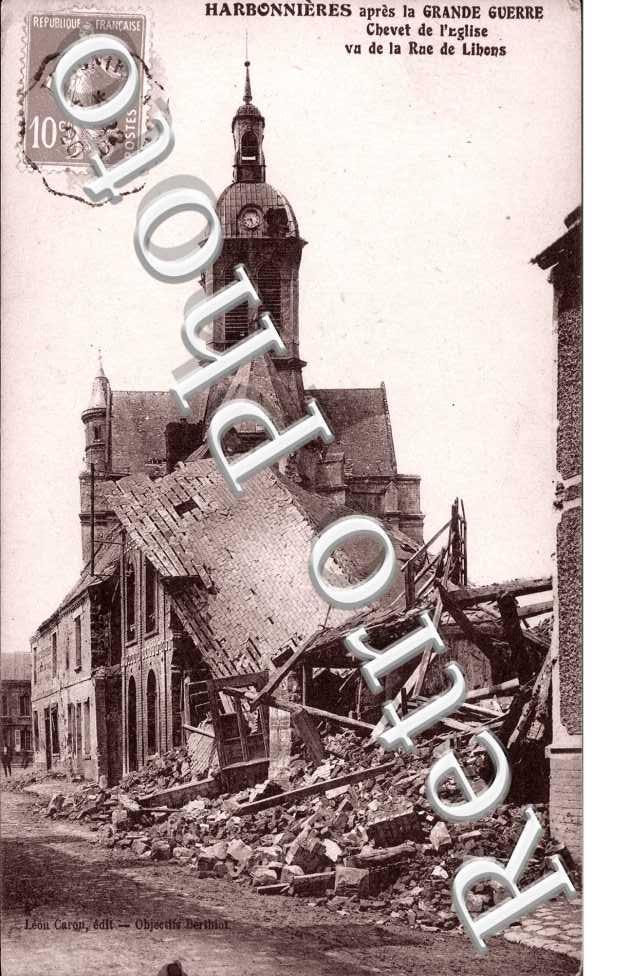 Chevet de l&#039;Eglise vu de la Rue de Lihons