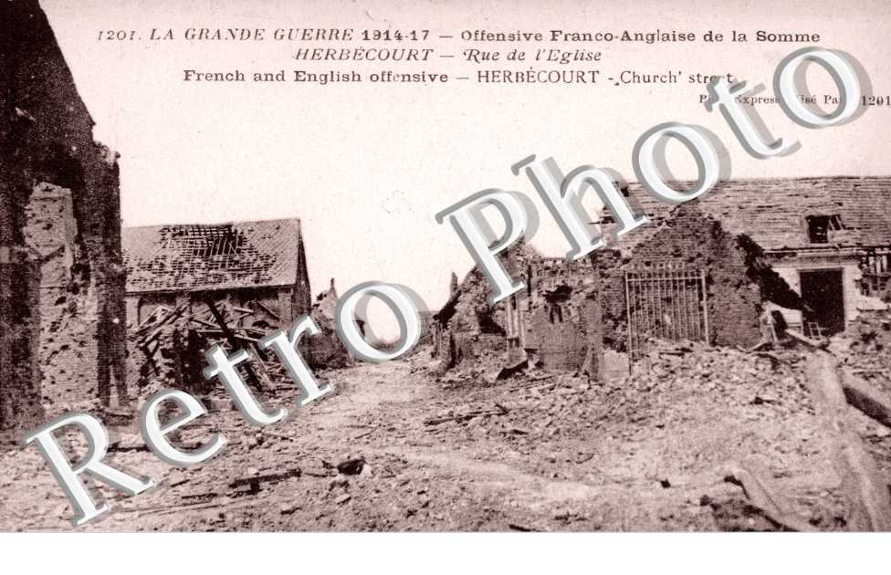offensive franco-anglaise de la Somme, rue de l&#039;Eglise