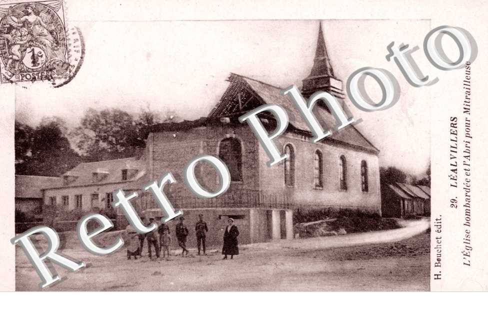 Eglise bombardee