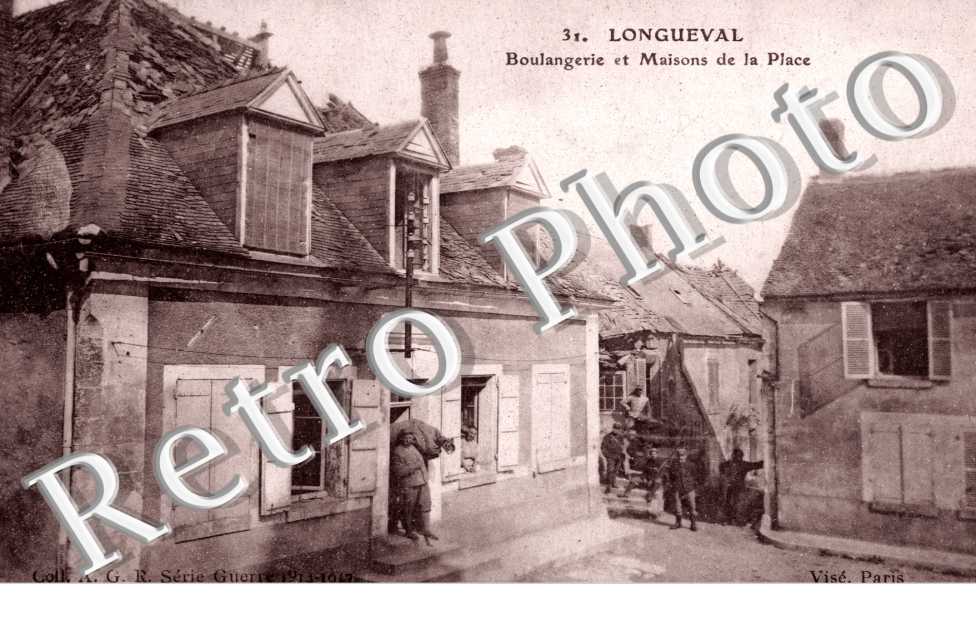 boulangerie et maisons de la place