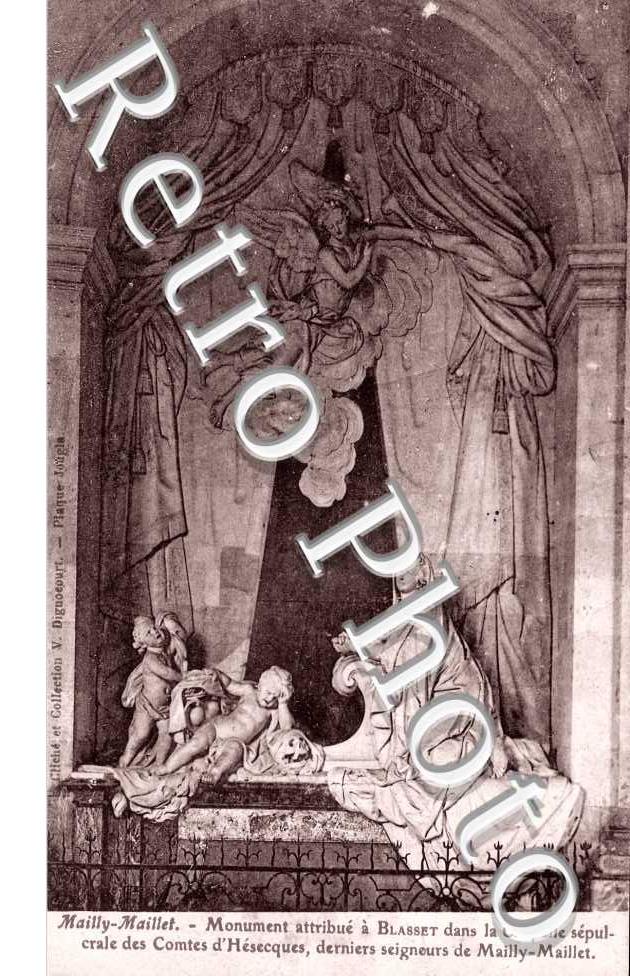 Monument attribue a Blasset dans la Chapelle Sepulcrale 