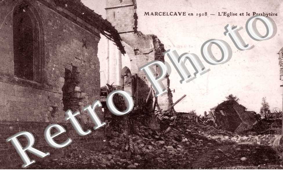L&#039;Eglise et le Presbytère - Ruines