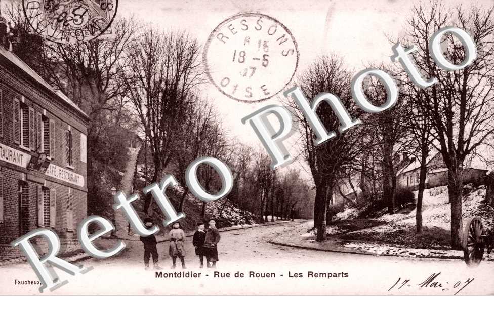Rue de Rouen, les Remparts