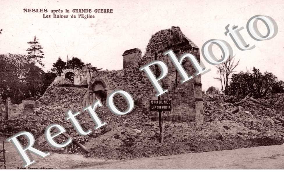 les ruines de l&#039;église