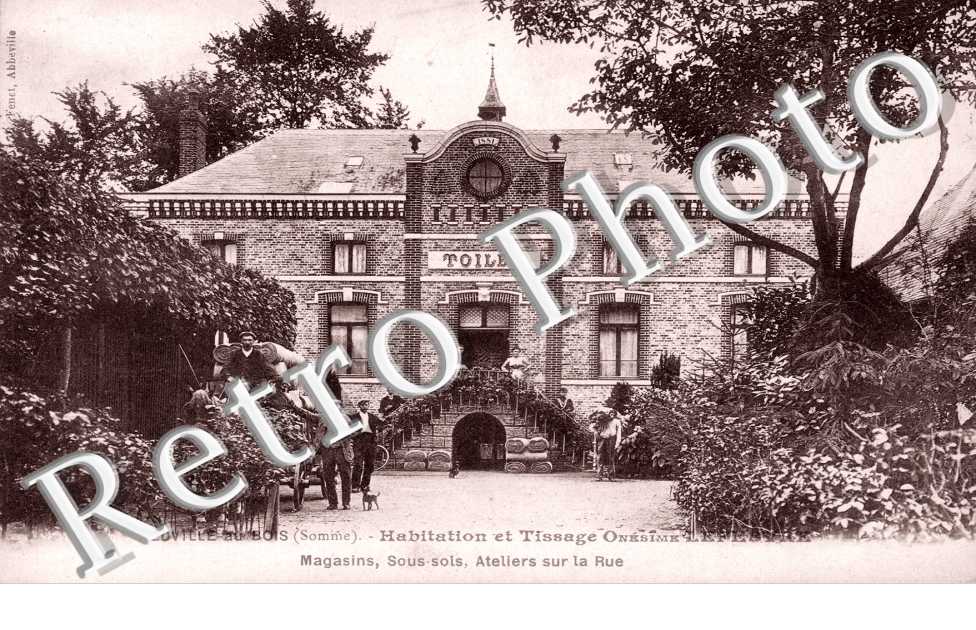 Habitation et Tissage Onesime Lefevbre, Magasins Sous-Sols et Ateliers sur la Rue
