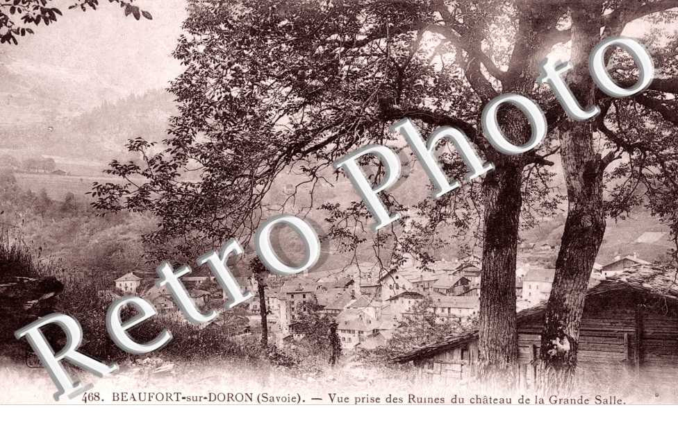 Vue des Ruines du Chateau de la Grande Salle