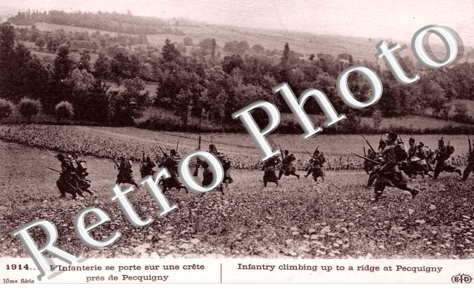 L&#039;Infanterie se porte sur une Crete