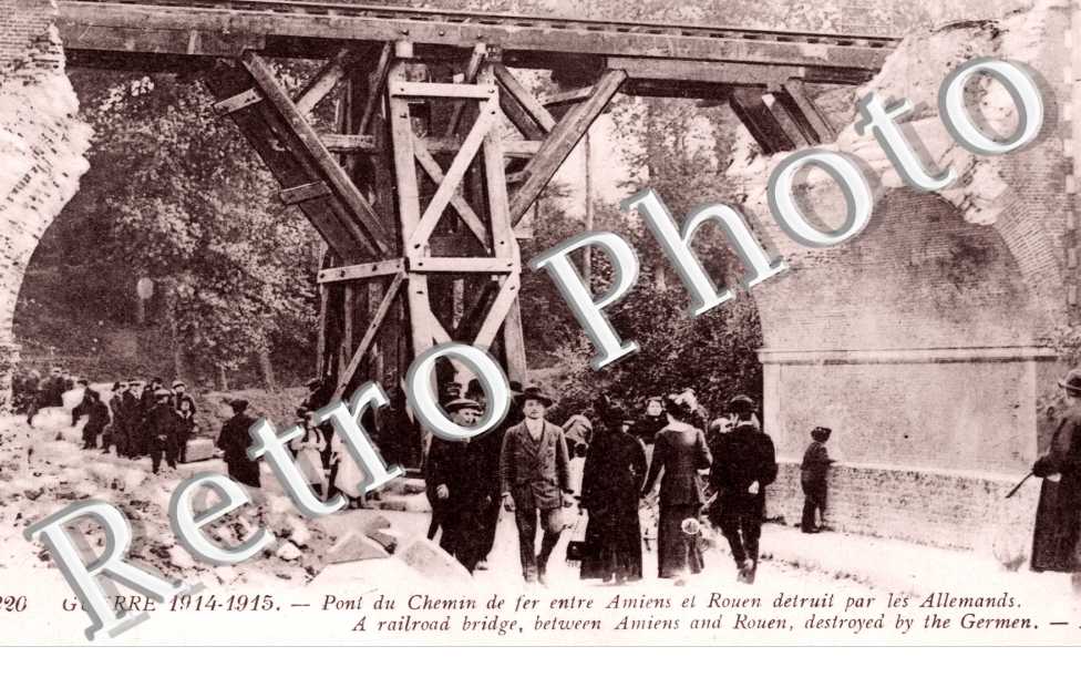 le Pont du Chemin de Fer entre Amiens et Rouen