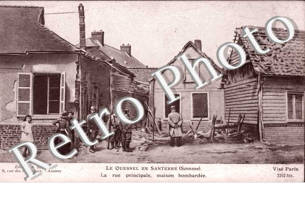 la Rue Principale, Une Maison bombardee