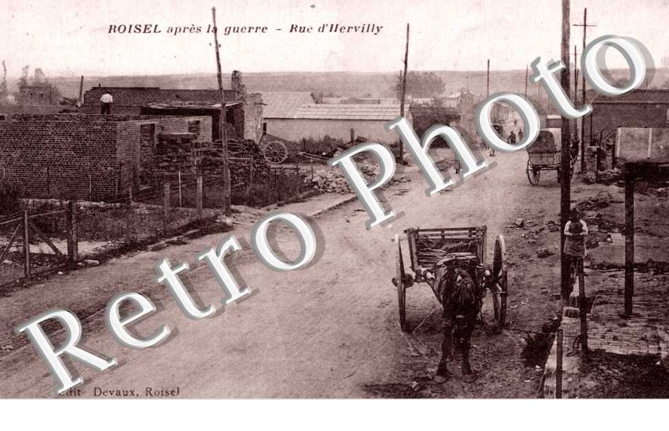 apres la guerre. Rue D'Hervilly