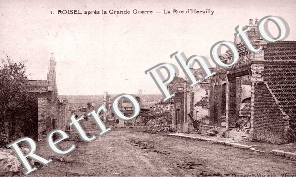 apres la grande guerre. la Rue D&#039;Hervilly
