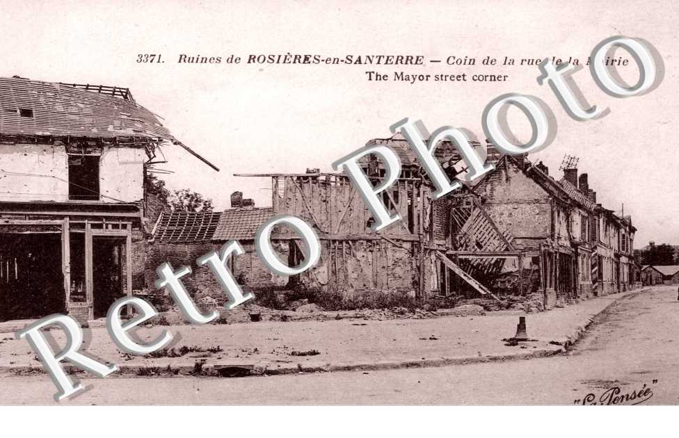 Coin de rue de la Mairie - Ruines