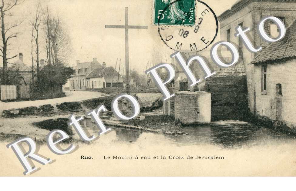 le Moulin a Eau et la Croix de Jerusalem