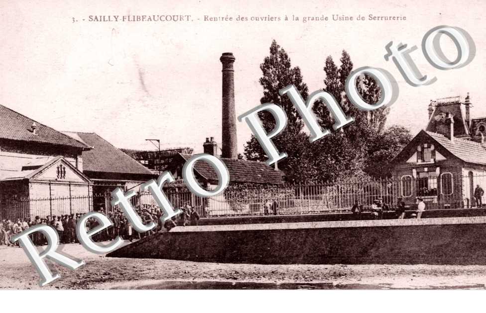 la Rentree des Ouvriers a la Grande Usine de Serrurerie