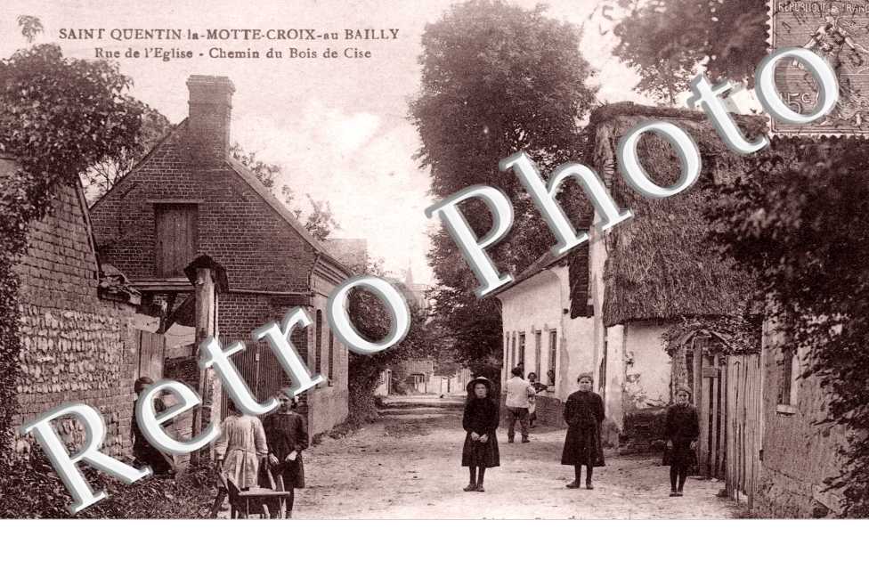 la Rue de l&#039;Eglise, Chemin du Bois de Cise