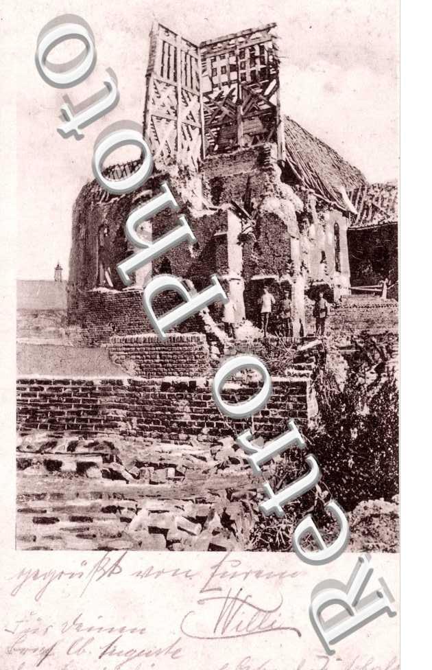l&#039;Eglise detruite