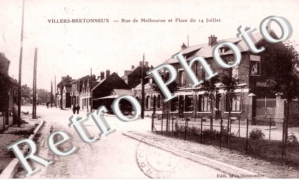 Rue de Melbourne et Place du 14 juillet