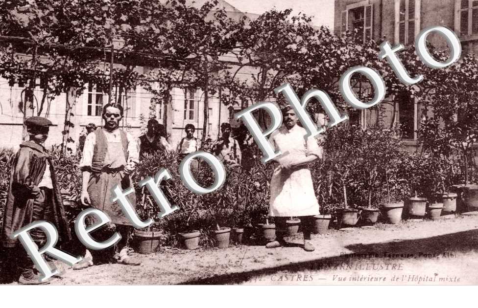 Vue Interieure de l&#039;Hopital Mixte, la Tourelle