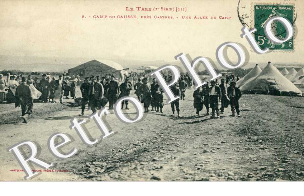 Camp du Causse, pres castres. Une Alle du Camp