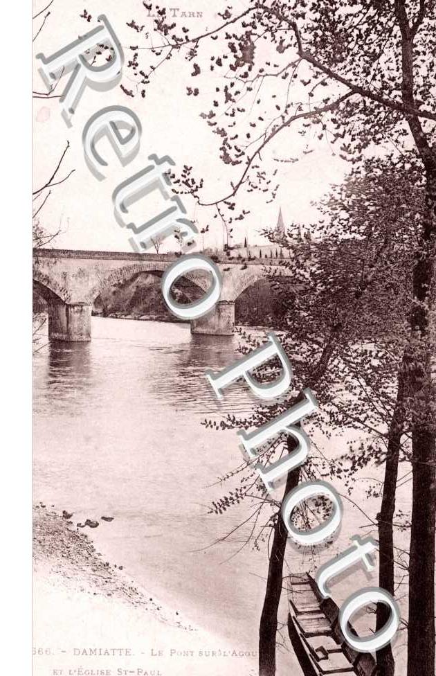 Le Pont sur l'Agout et l'Eglise St Paul
