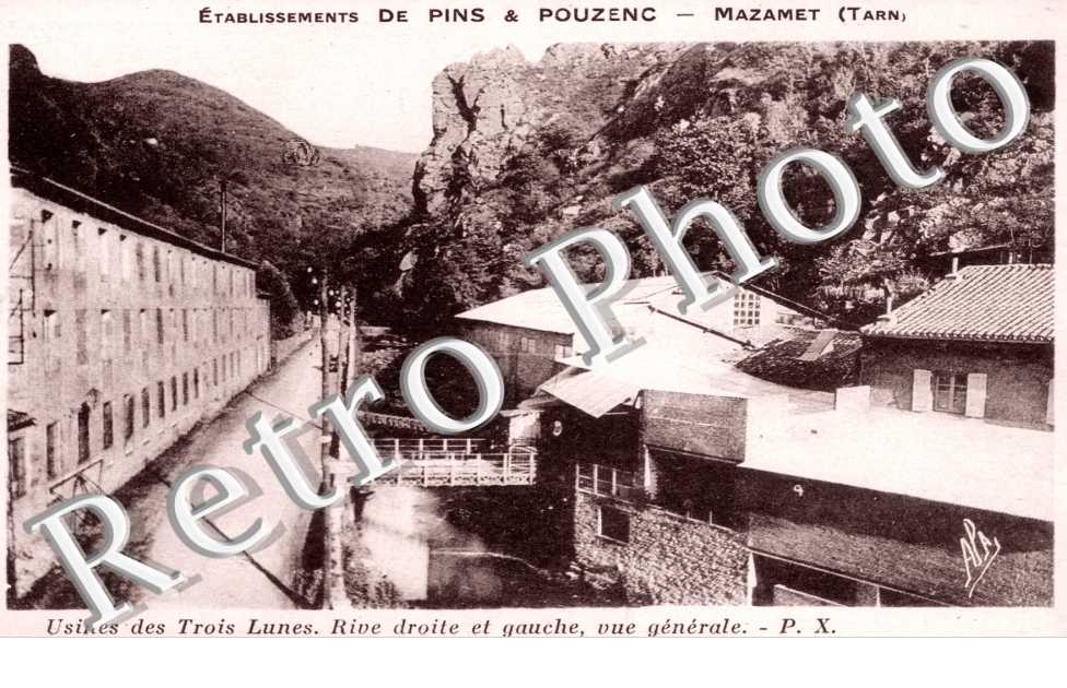 Etablissement de pins & Pouzenec - usines destrois lunes