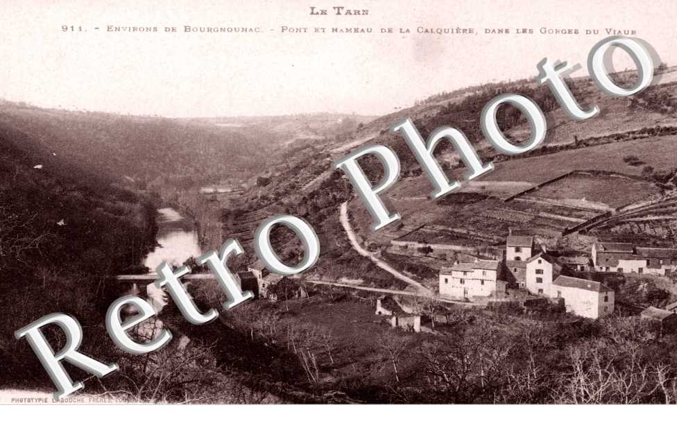 Pont et hameau de la Calquiere