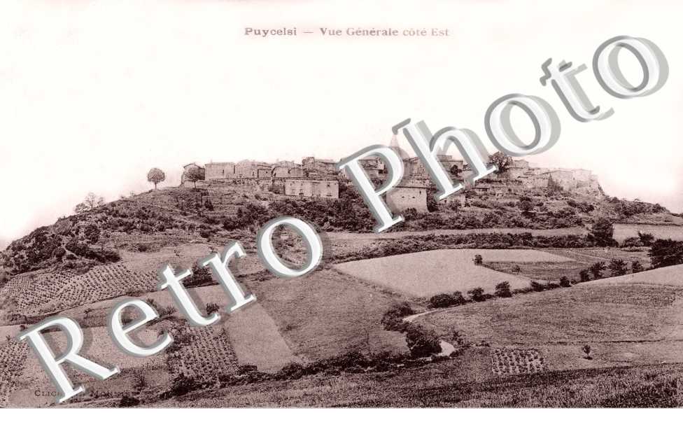 Puycelsi -    Vue generale