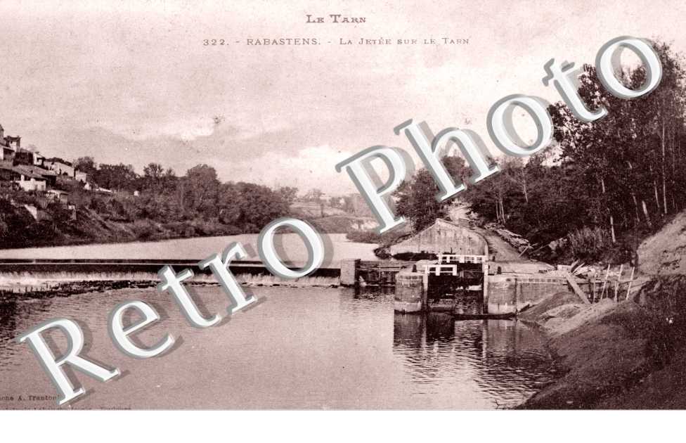 La jetee sur le Tarn